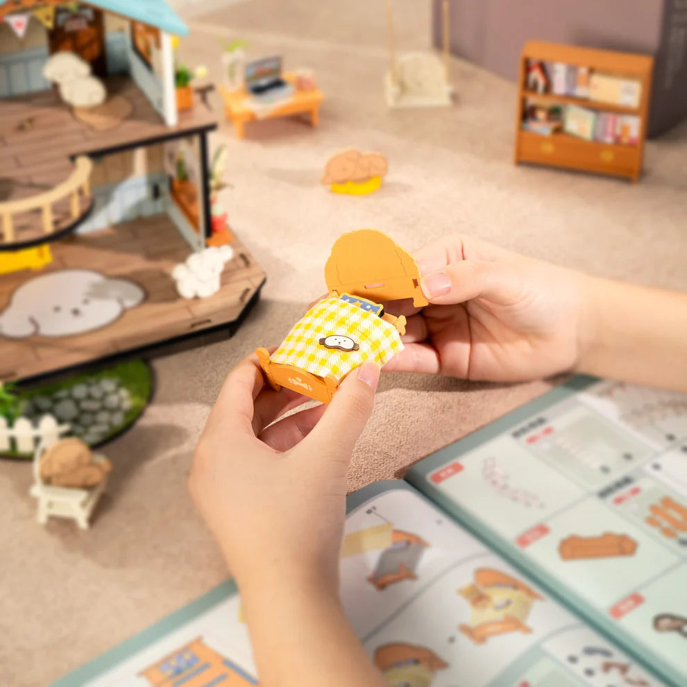 Puppy's Cozy Villa DIY Miniature House Kit