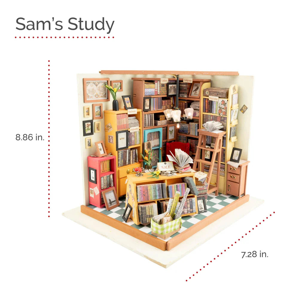 Sam's Study DIY Miniature House Kit