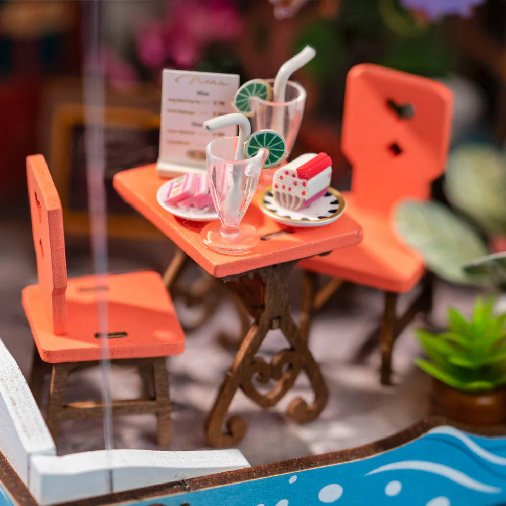Sea Holiday Restaurant DIY Miniature House Kit