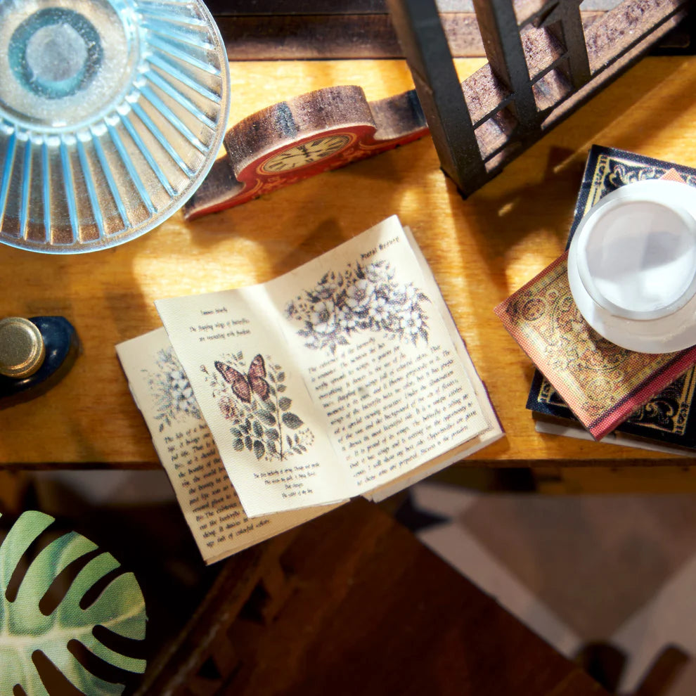 DIY Miniature House Kit Silent Corner Study