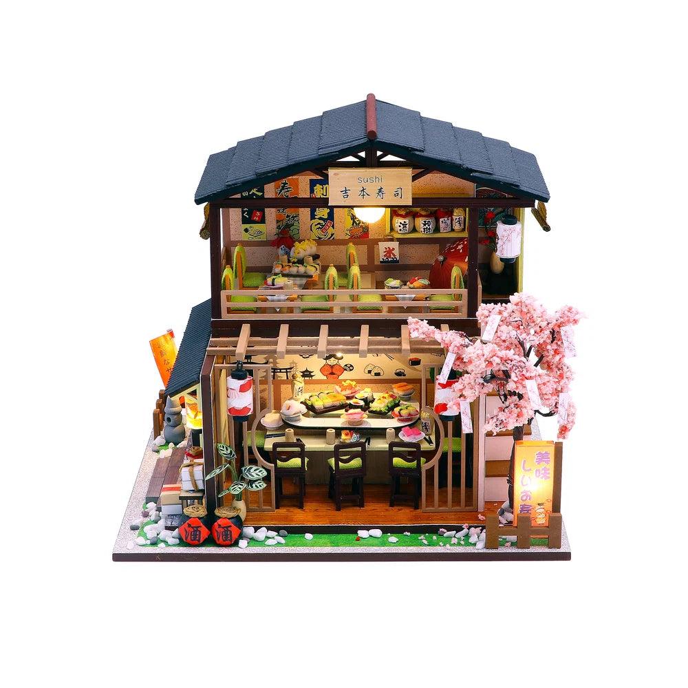 Sushi House DIY Miniature 3D House