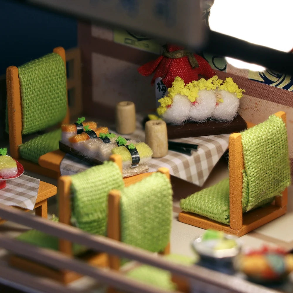 Sushi House DIY Miniature 3D House