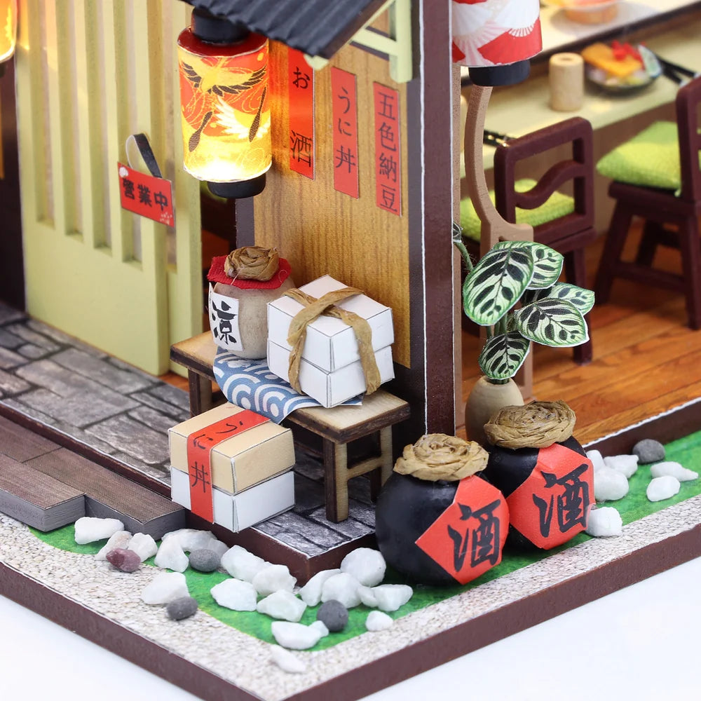 Sushi House DIY Miniature 3D House