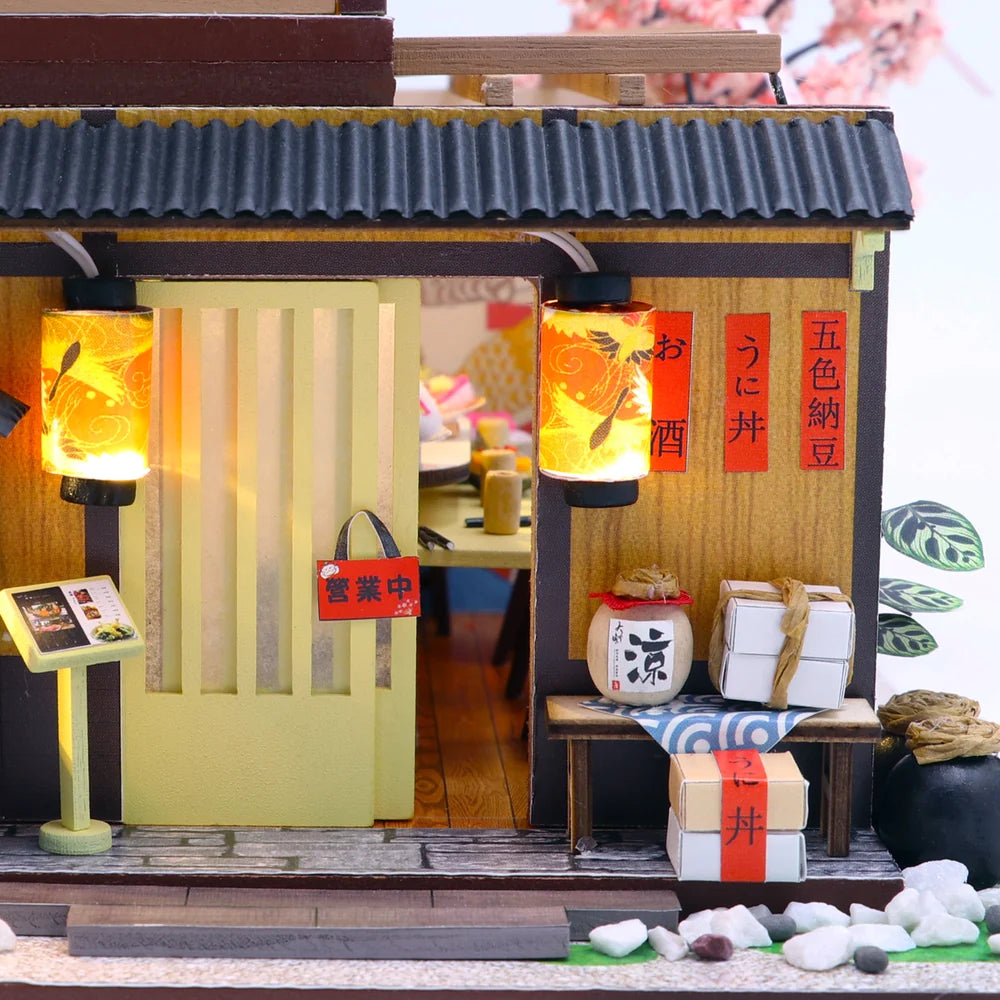 Sushi House DIY Miniature 3D House