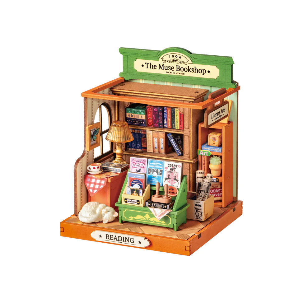 The Muse Bookshop DIY Miniature House Kit