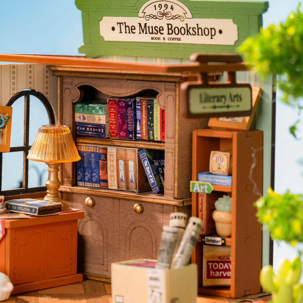 The Muse Bookshop DIY Miniature House Kit