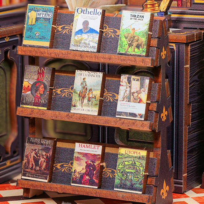 Owl Bookstore DIY Miniature Book Nook Kit