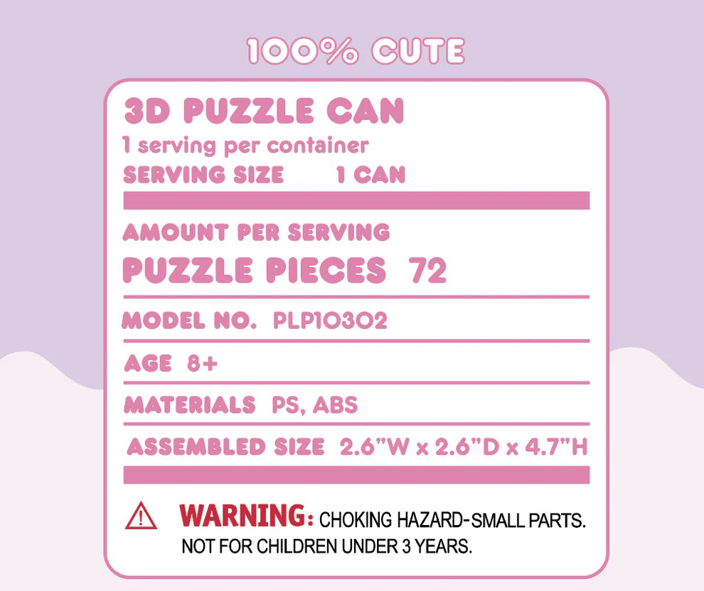 Hello Kitty® Soda Pop 3D Jigsaw Puzzle