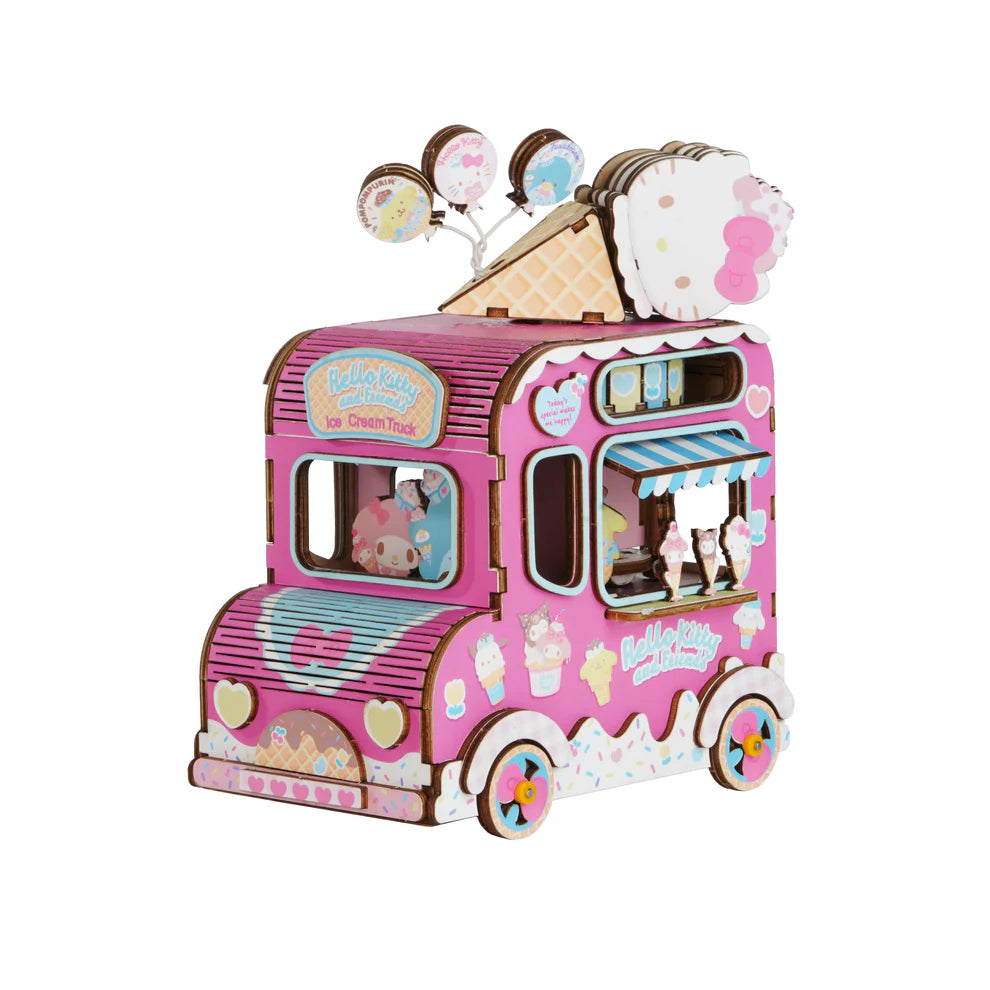Hello Kitty® and Friends Ice Cream Truck 3D Wooden Music Box Puzzle