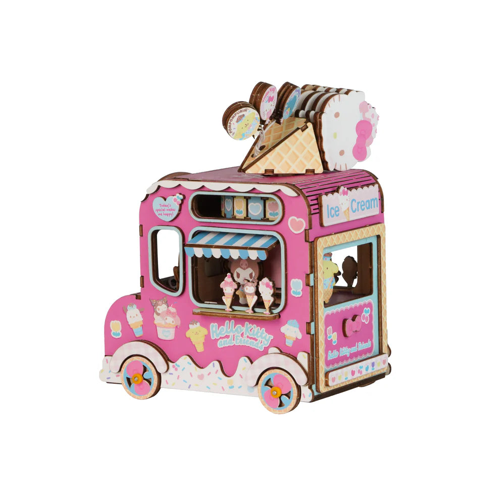 Hello Kitty® and Friends Ice Cream Truck 3D Wooden Music Box Puzzle