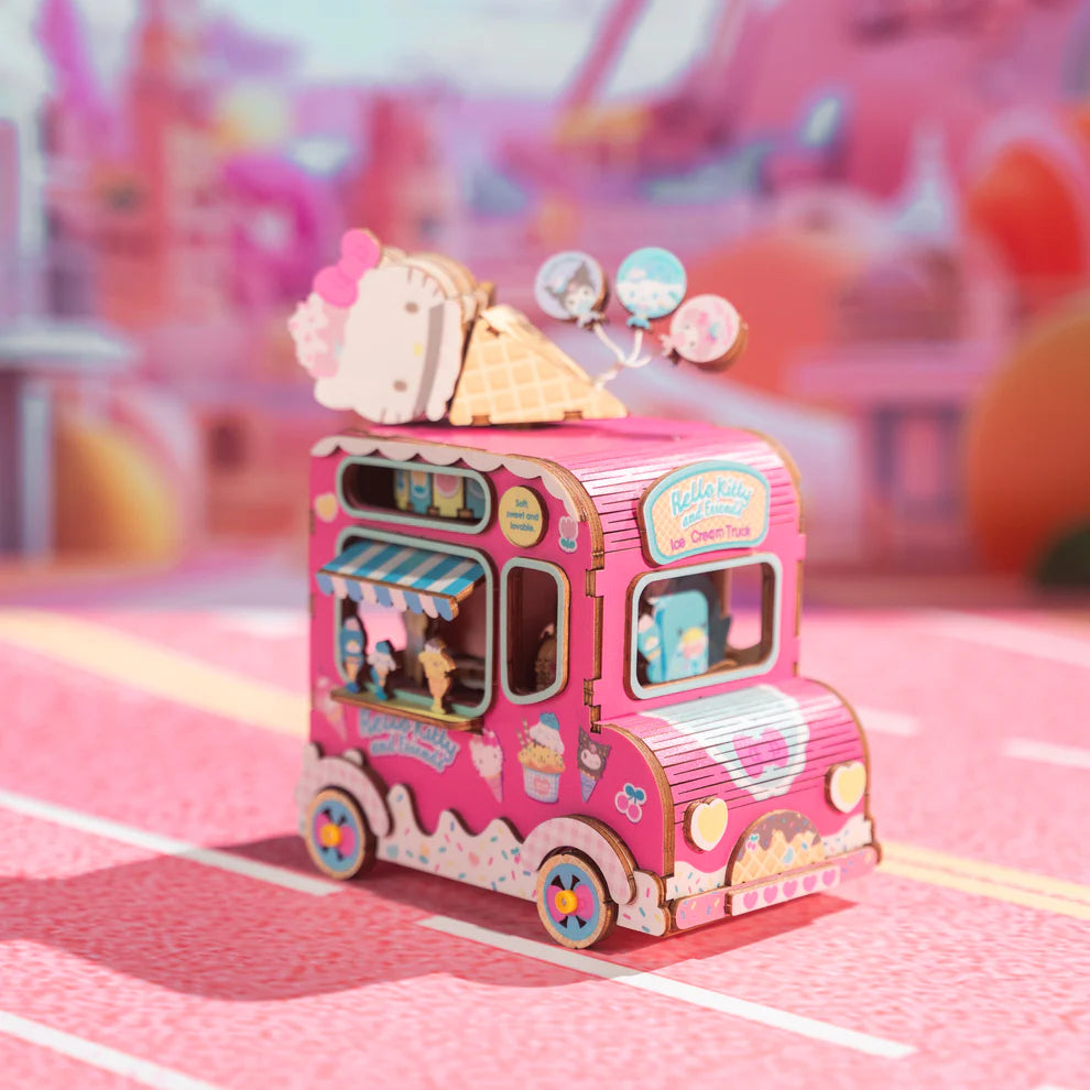 Hello Kitty® and Friends Ice Cream Truck 3D Wooden Music Box Puzzle