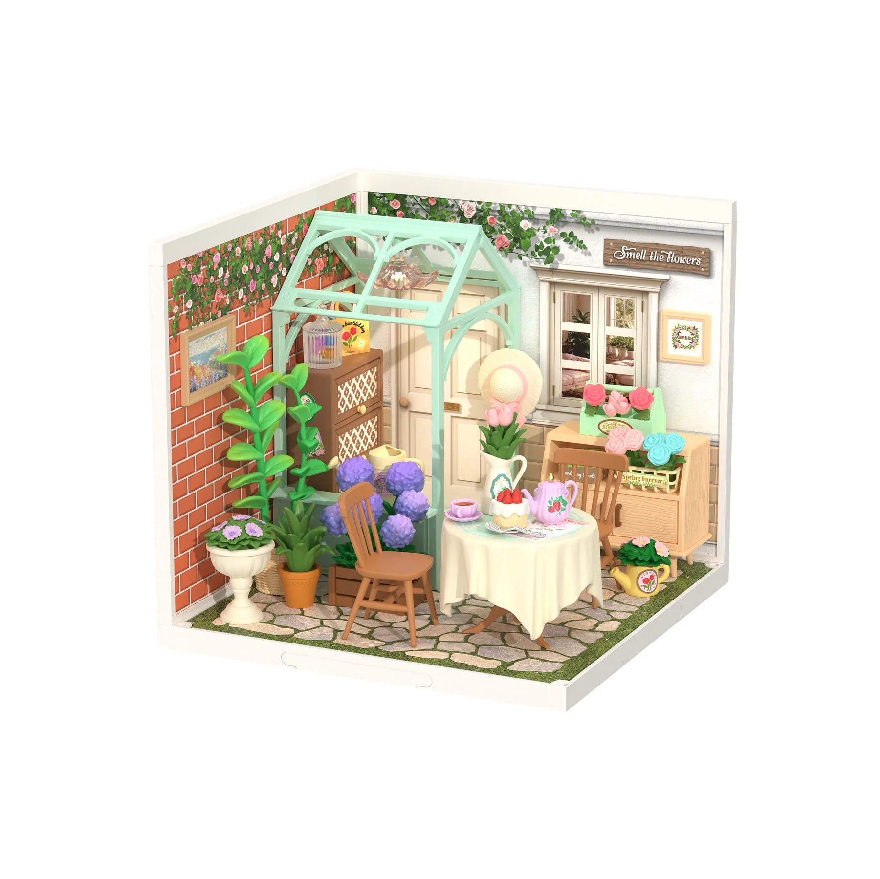 Blooming Tea Garden DIY Stackable Miniature House
