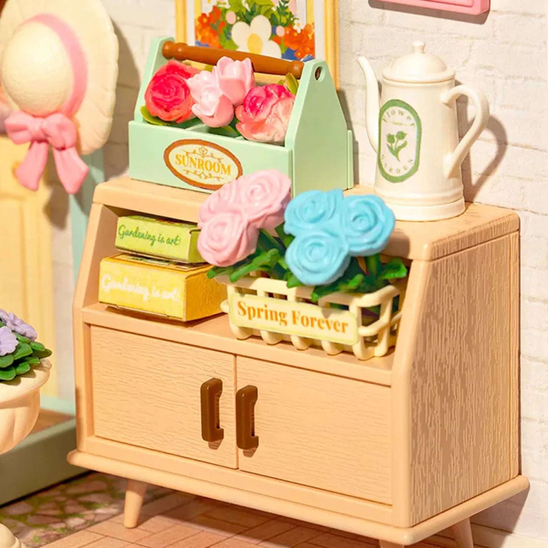 Blooming Tea Garden DIY Stackable Miniature House
