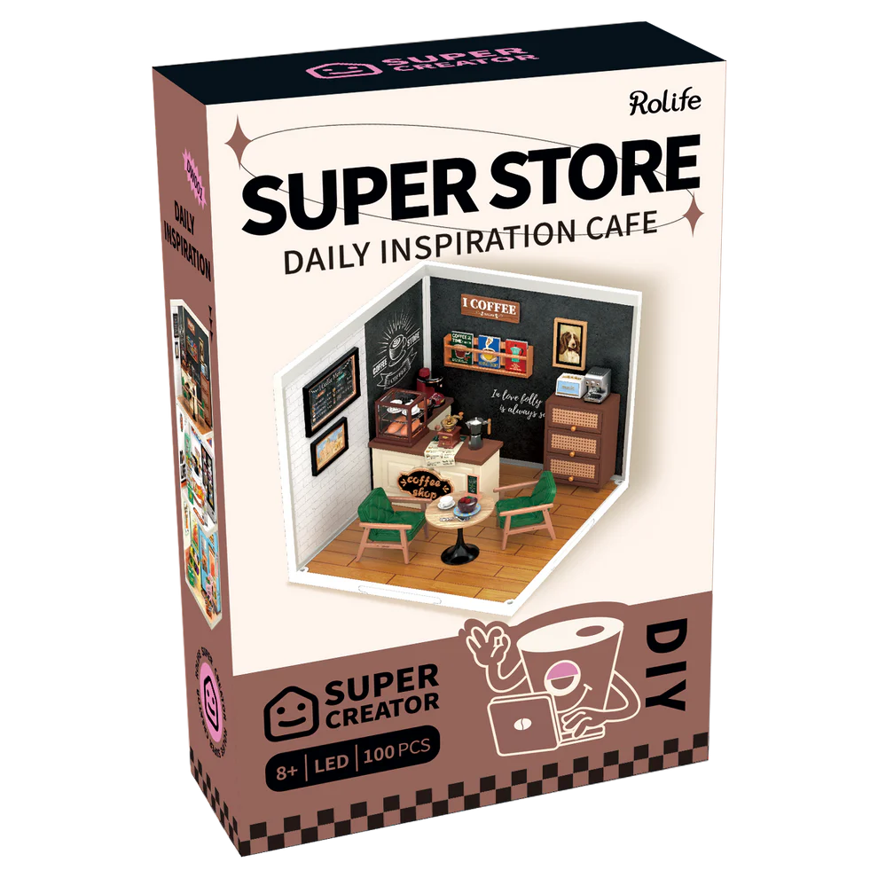 Breezy Time Cafe DIY Stackable Miniature House