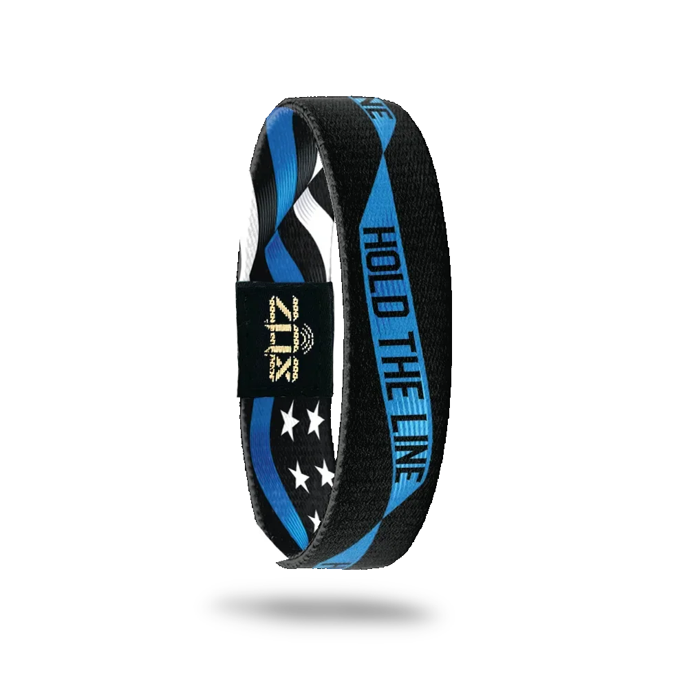 ZOX Thin Blue Line Law Enforcement Interactive Bracelet