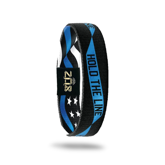 ZOX Thin Blue Line Law Enforcement Interactive Bracelet