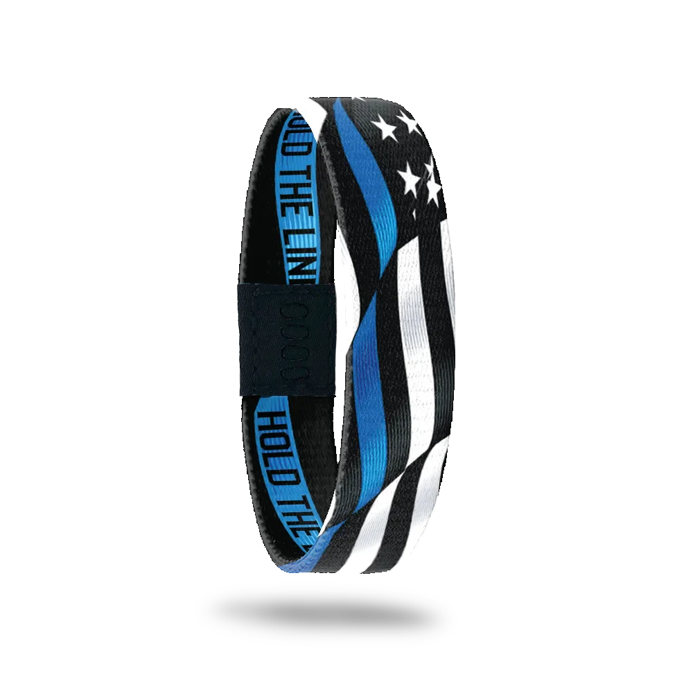 ZOX Thin Blue Line Law Enforcement Interactive Bracelet