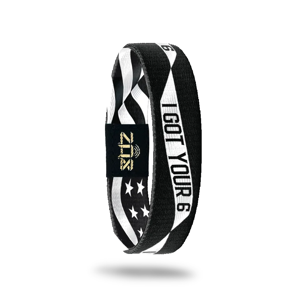 ZOX Thin White Line Veterans Interactive Bracelet