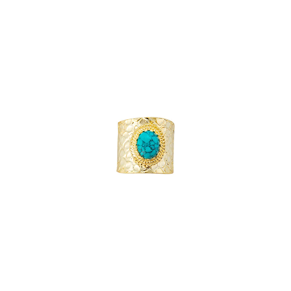 Myra Whimsome Springs Ring - Gold