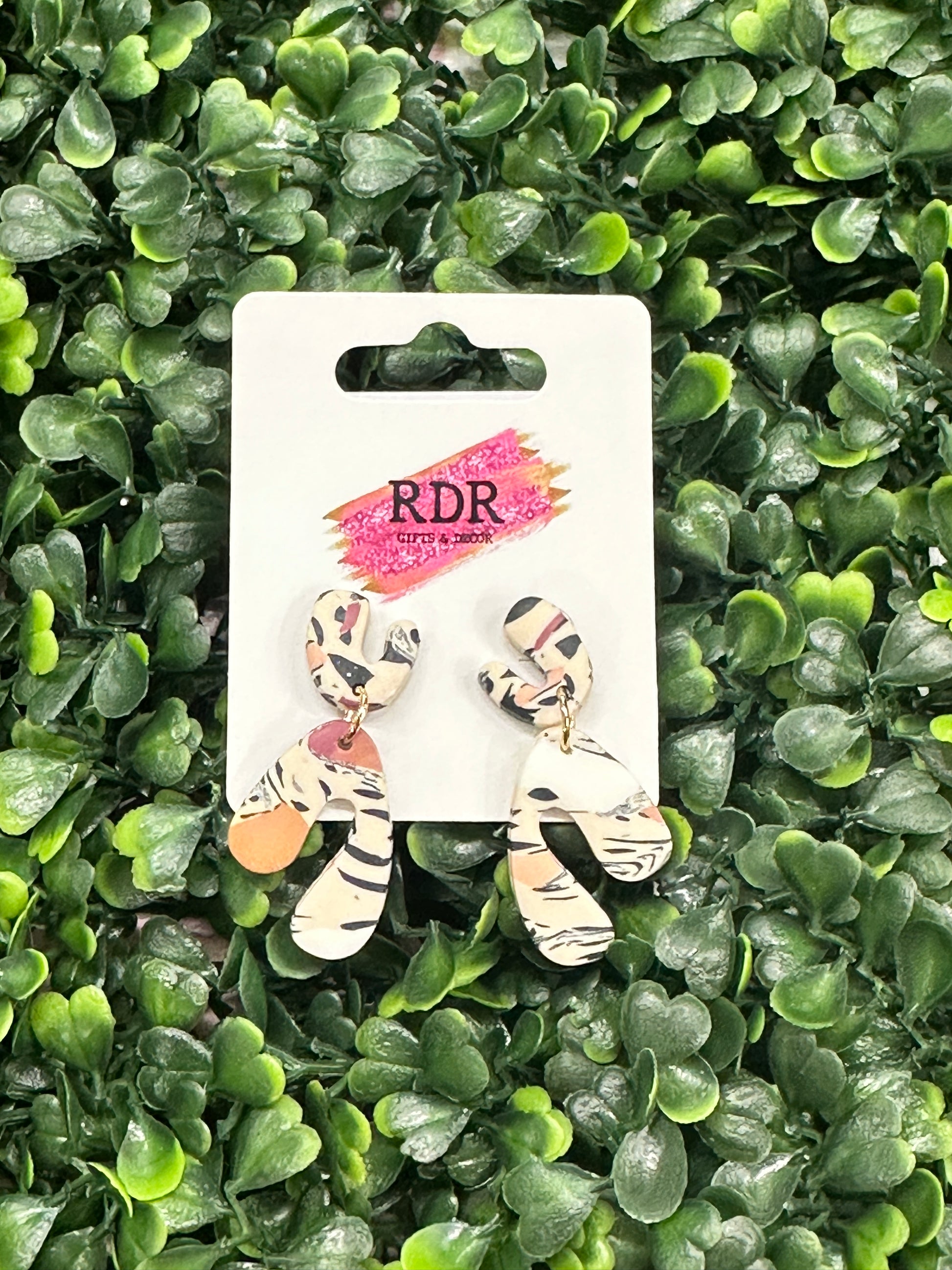 Dangle Clay Earrings