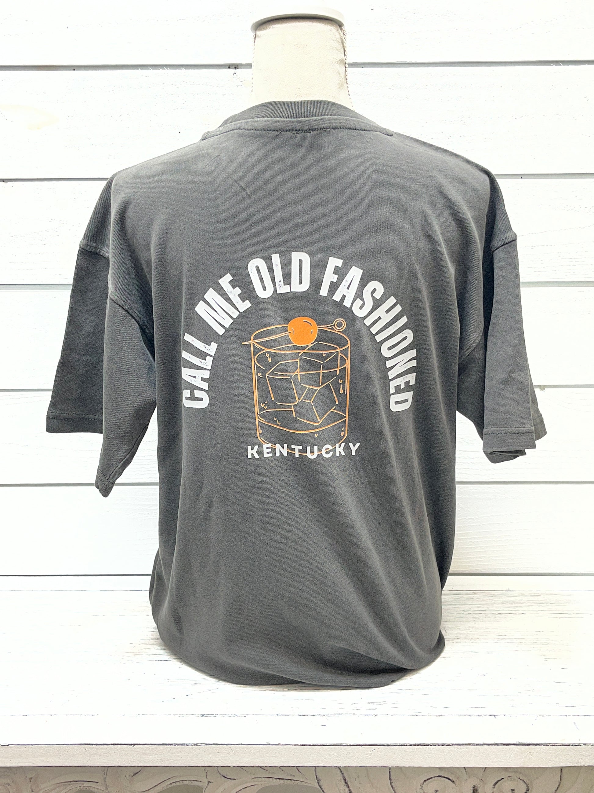 Southern Grace Old Fashioned Tee Shirt- Vintage Black
