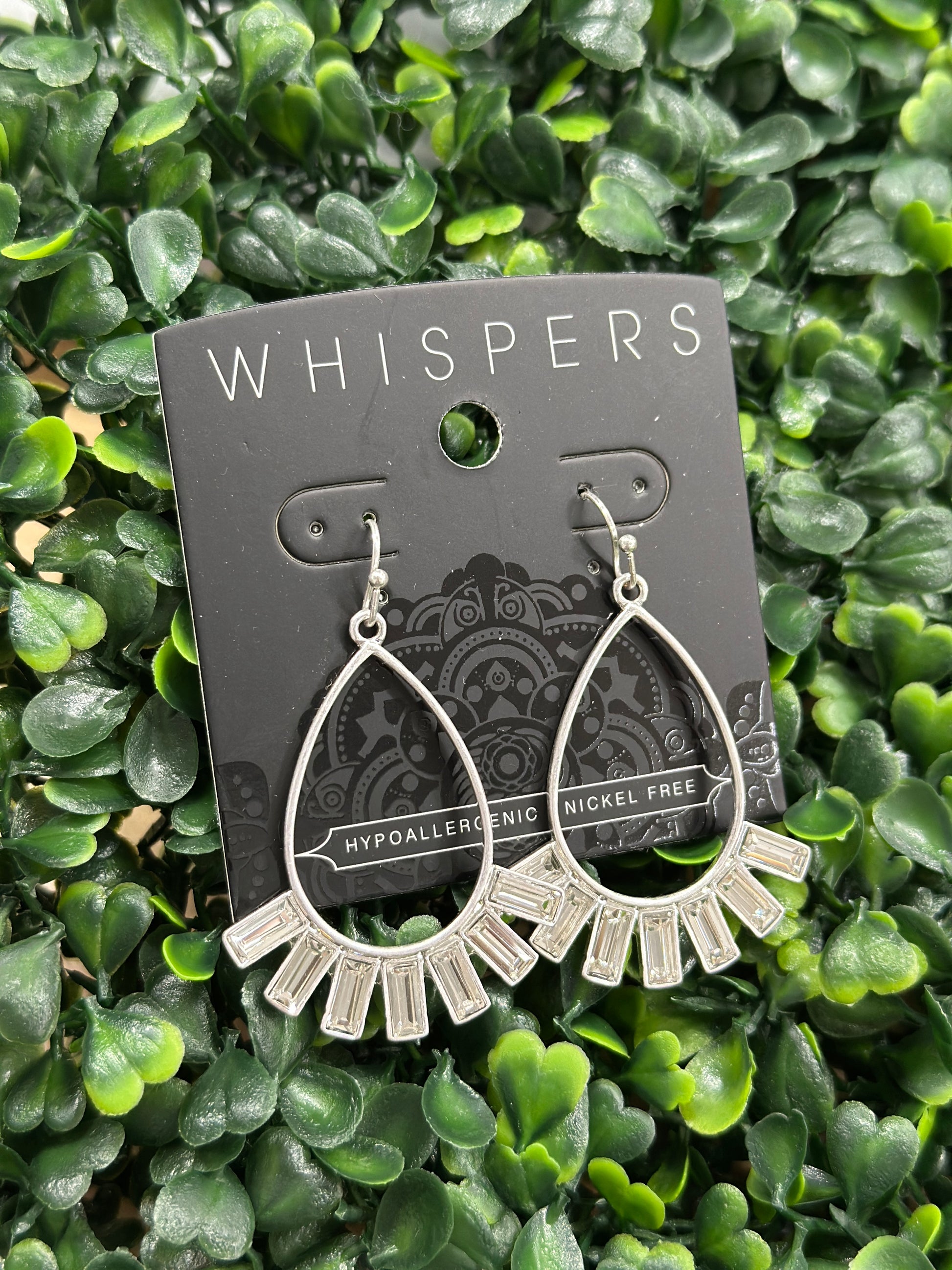 Whispers Crown Drop Earrings