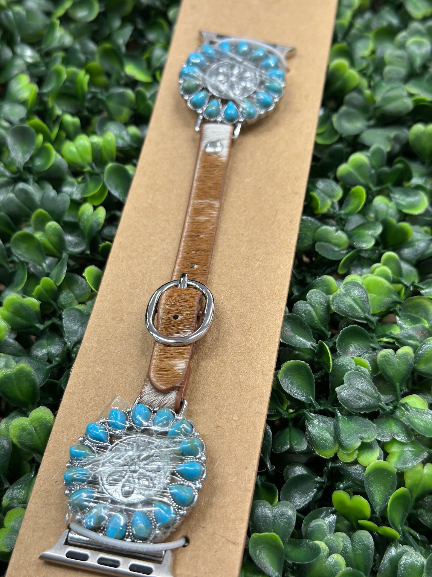 Myra Summer Winds Hair- on Hide Watch Band