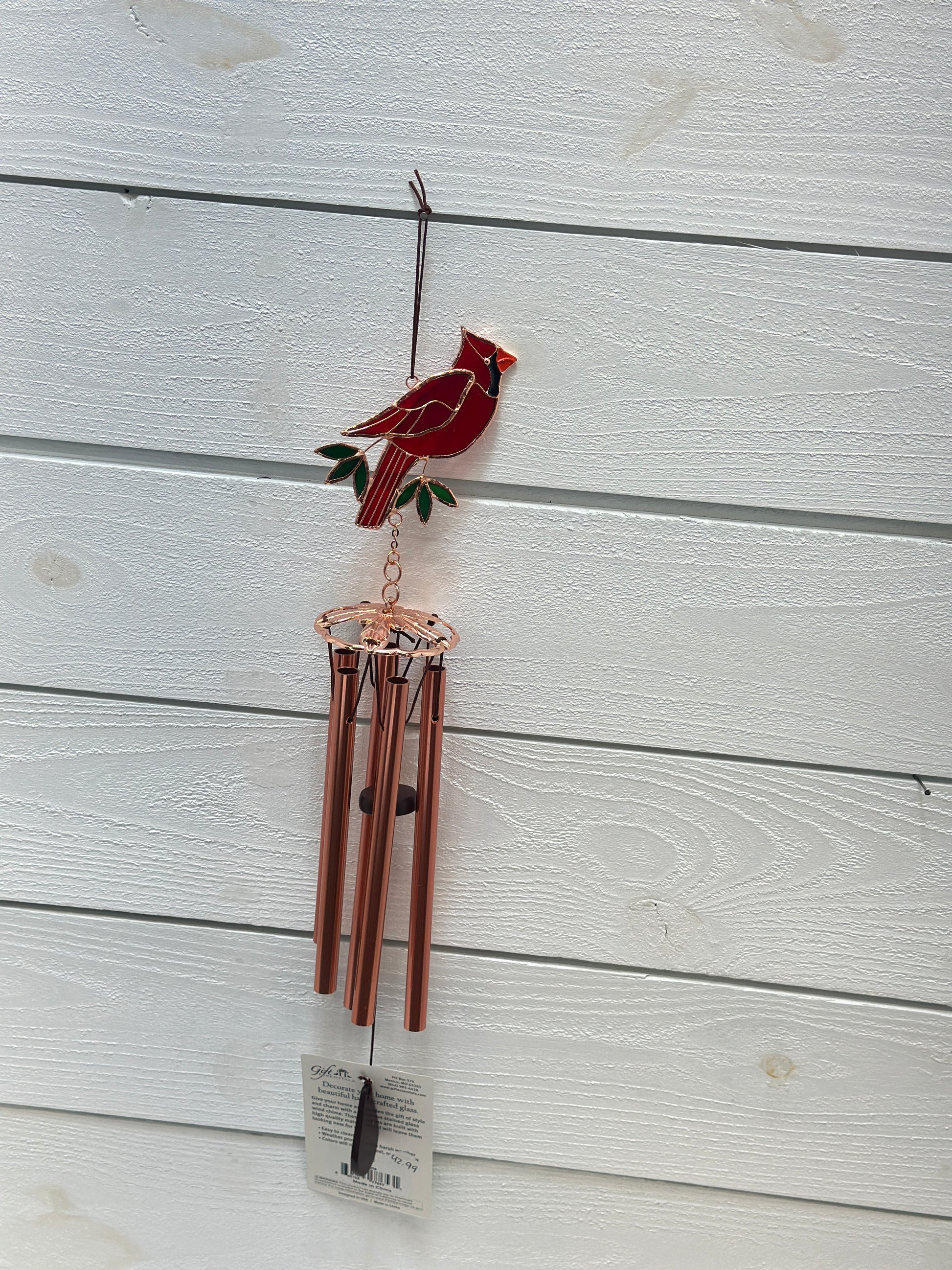 Cardinal Wind Chime