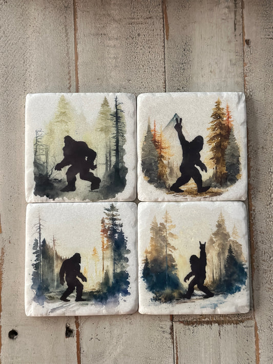 Bigfoot Coaster Set of 4
