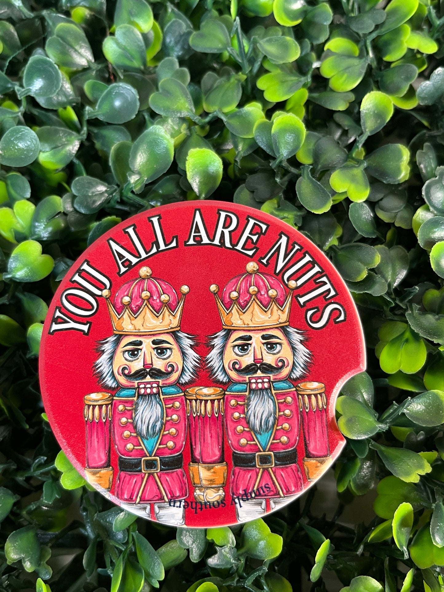 Simply Southern Christmas Car Coasters