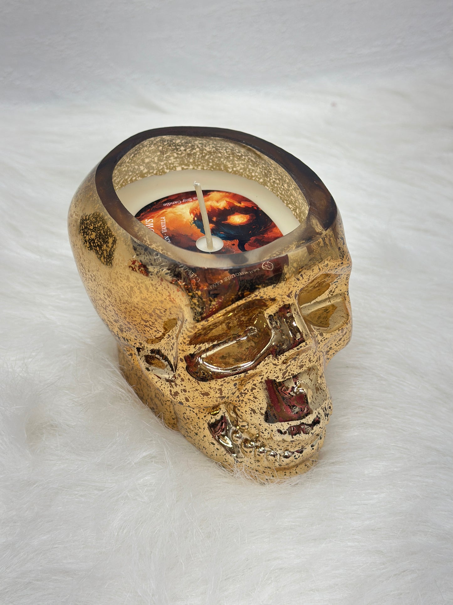 Milk House Candles- Halloween Skulls