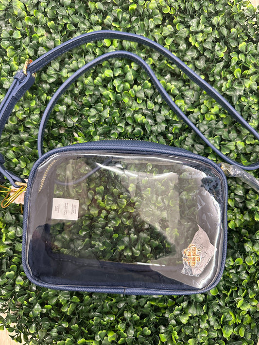 Simply Southern Clear Stadium Leather Purse