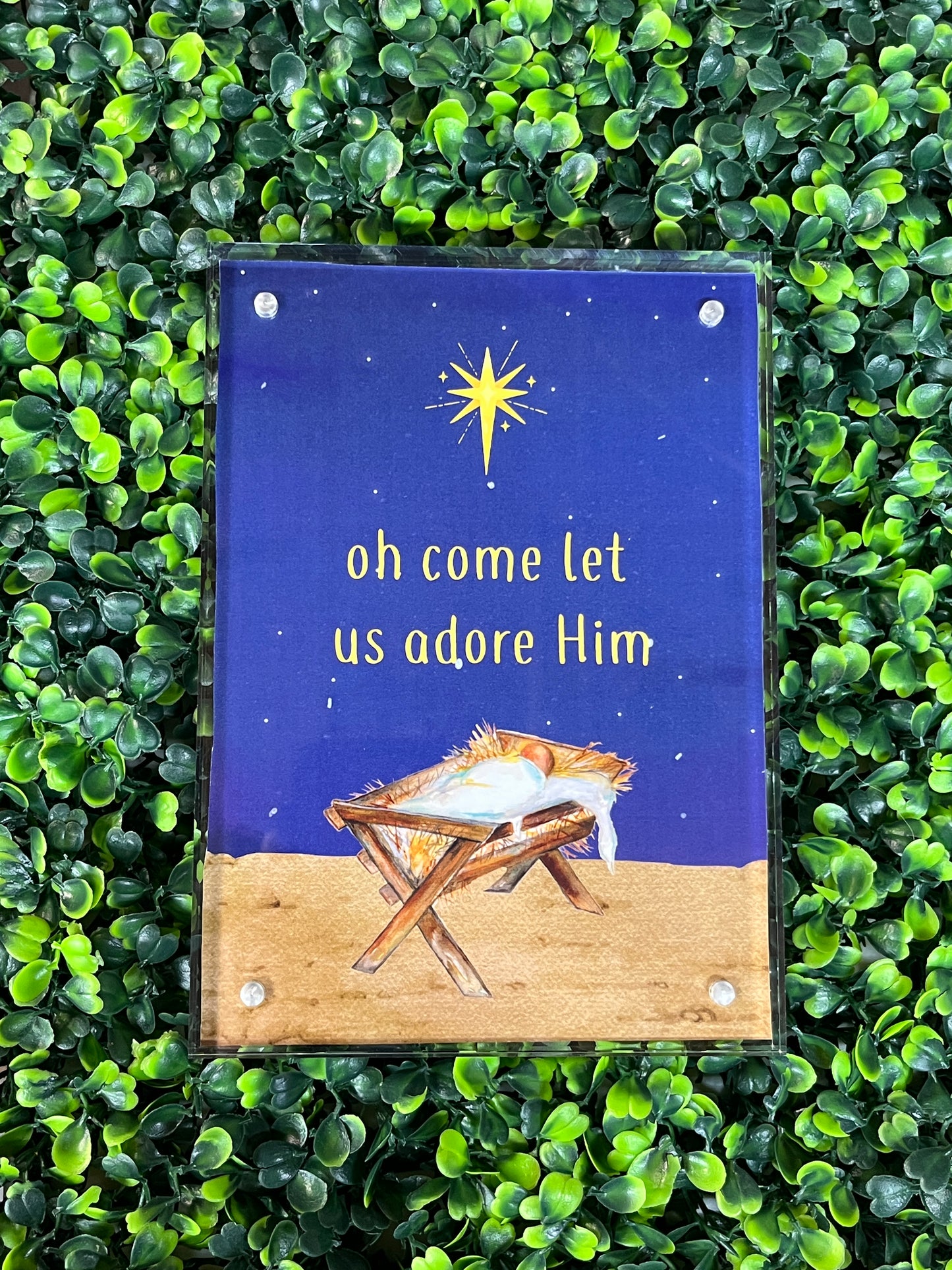 Christmas Acrylic Art Blocks