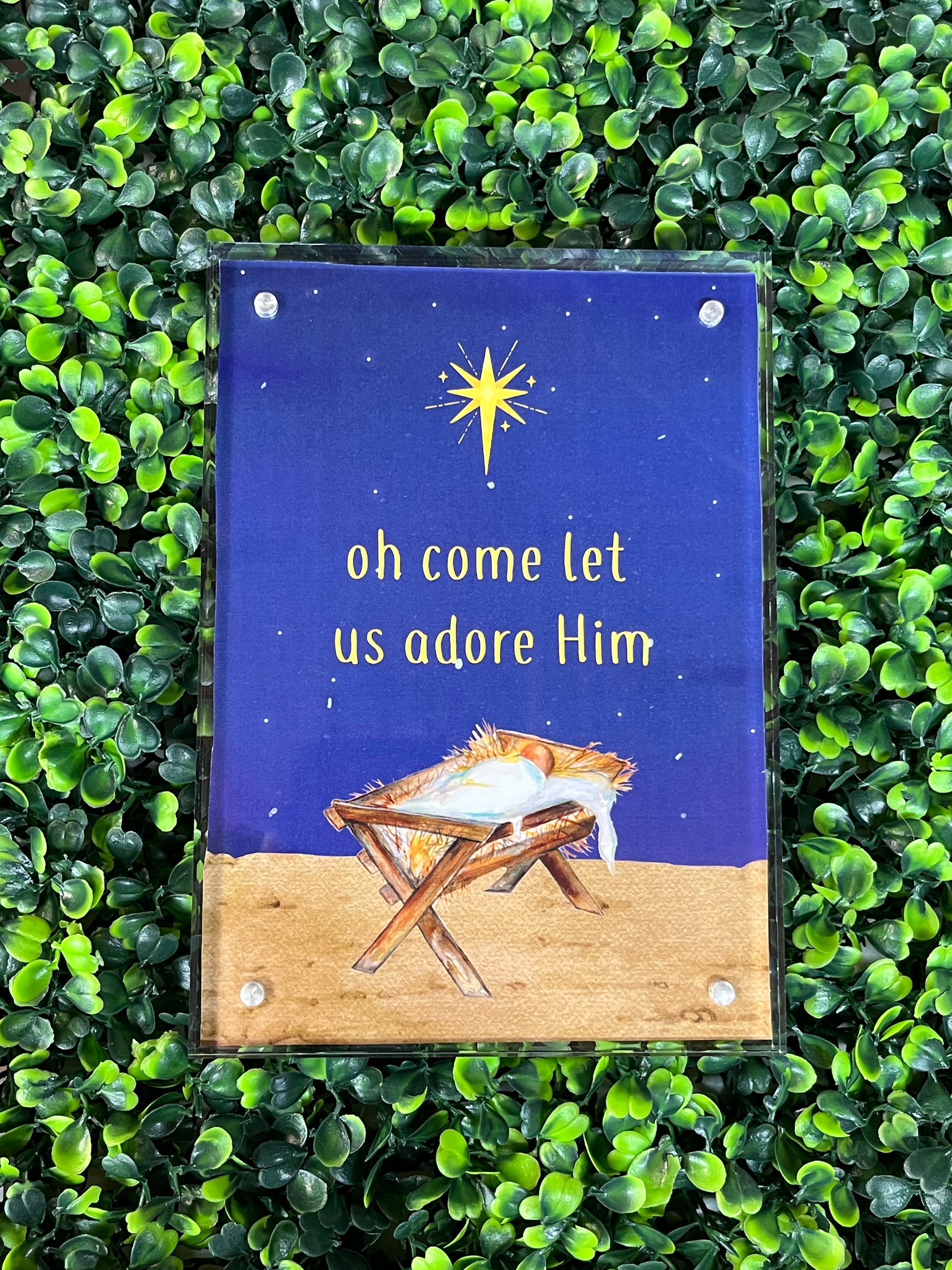 Christmas Acrylic Art Blocks