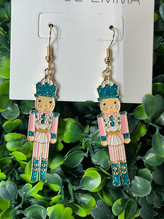 Southern Grace Christmas Nutcracker Earrings