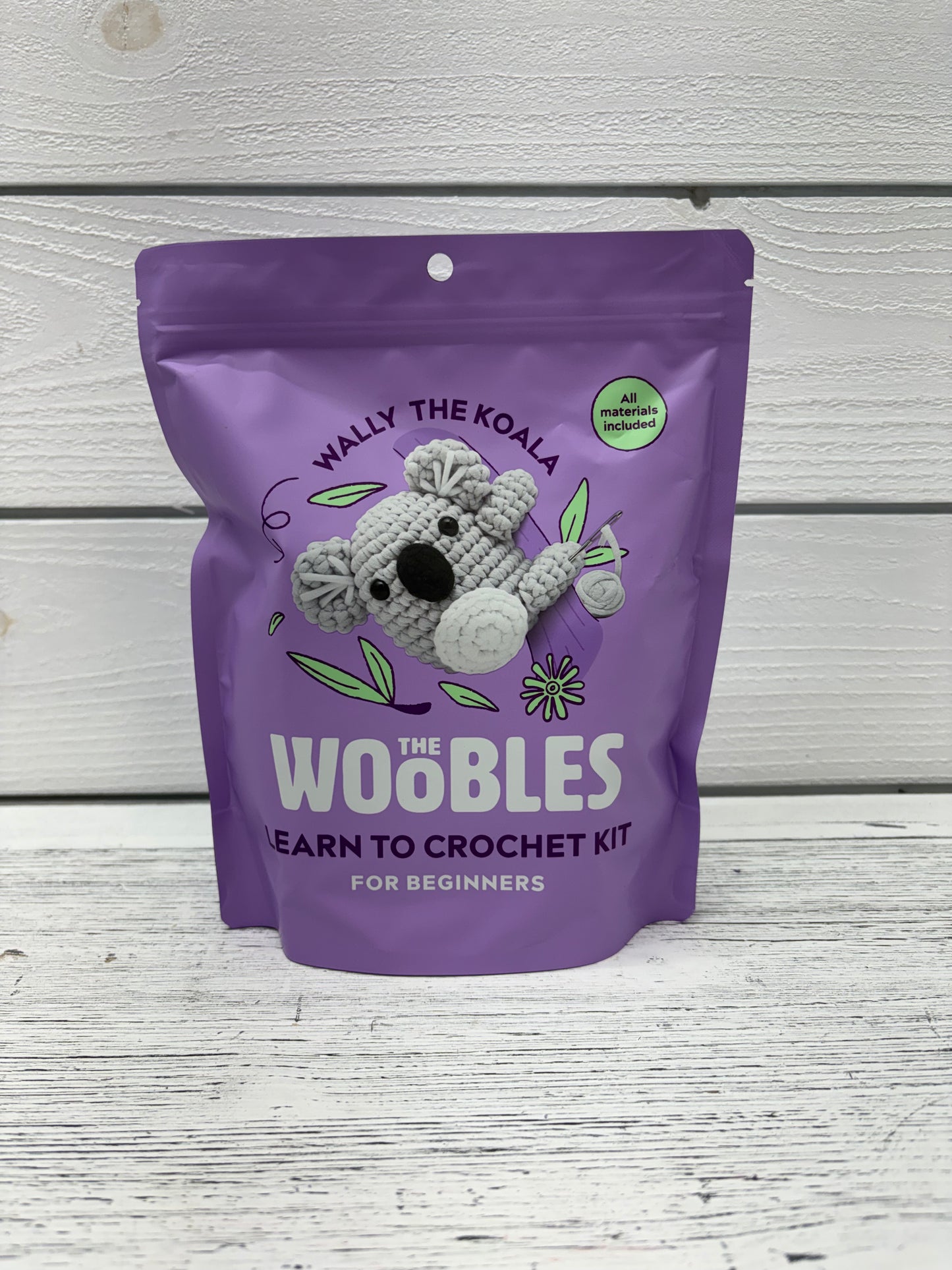 The Woobles Learn To Crochet- Wally The Koala