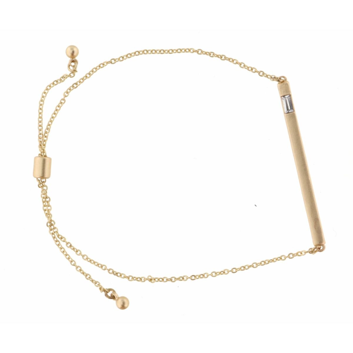 Jane Marie Bar/Rectangle Crystal Claire Bracelet