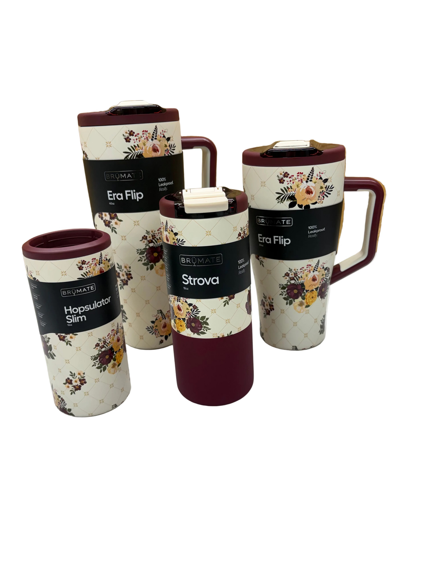BruMate Quilted Florals Cup Collection