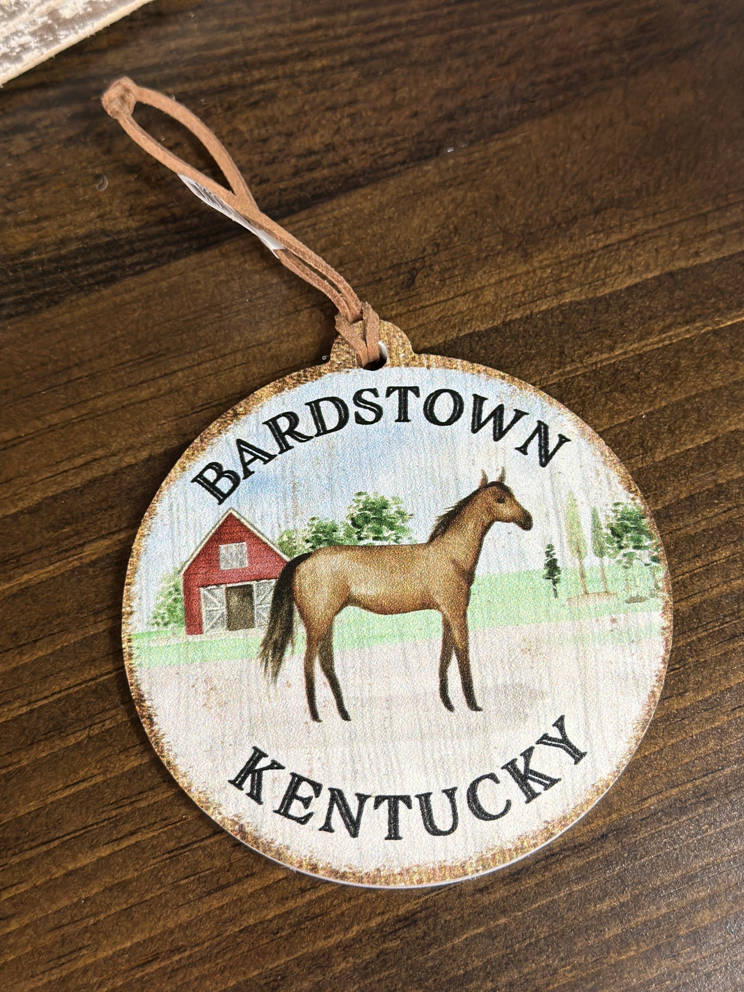 Town Horse 4" Ornament