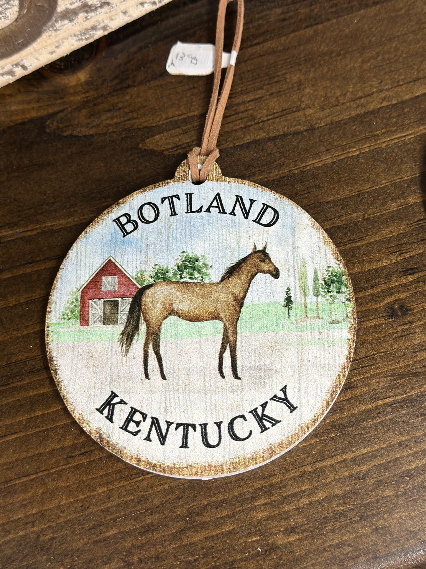 Town Horse 4" Ornament