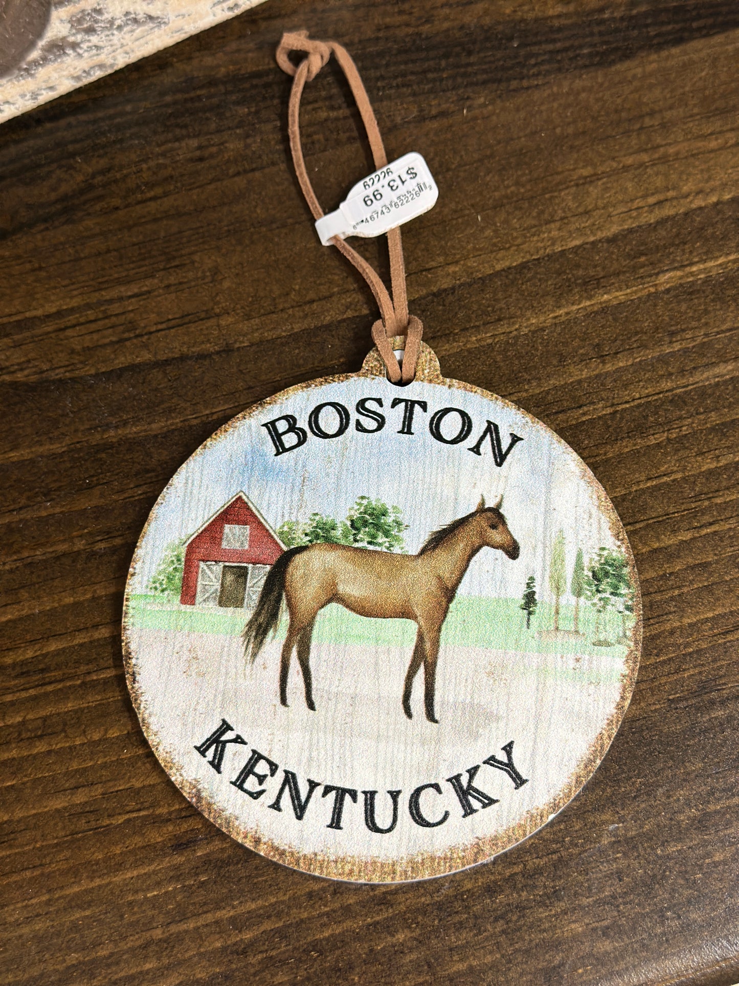 Town Horse 4" Ornament