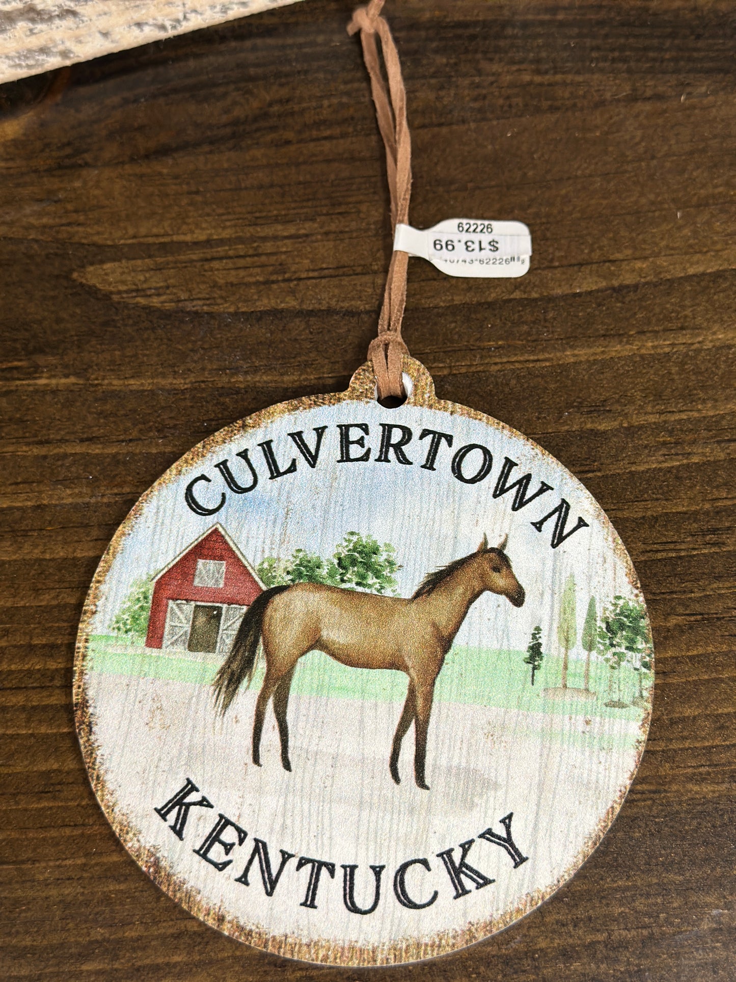 Town Horse 4" Ornament