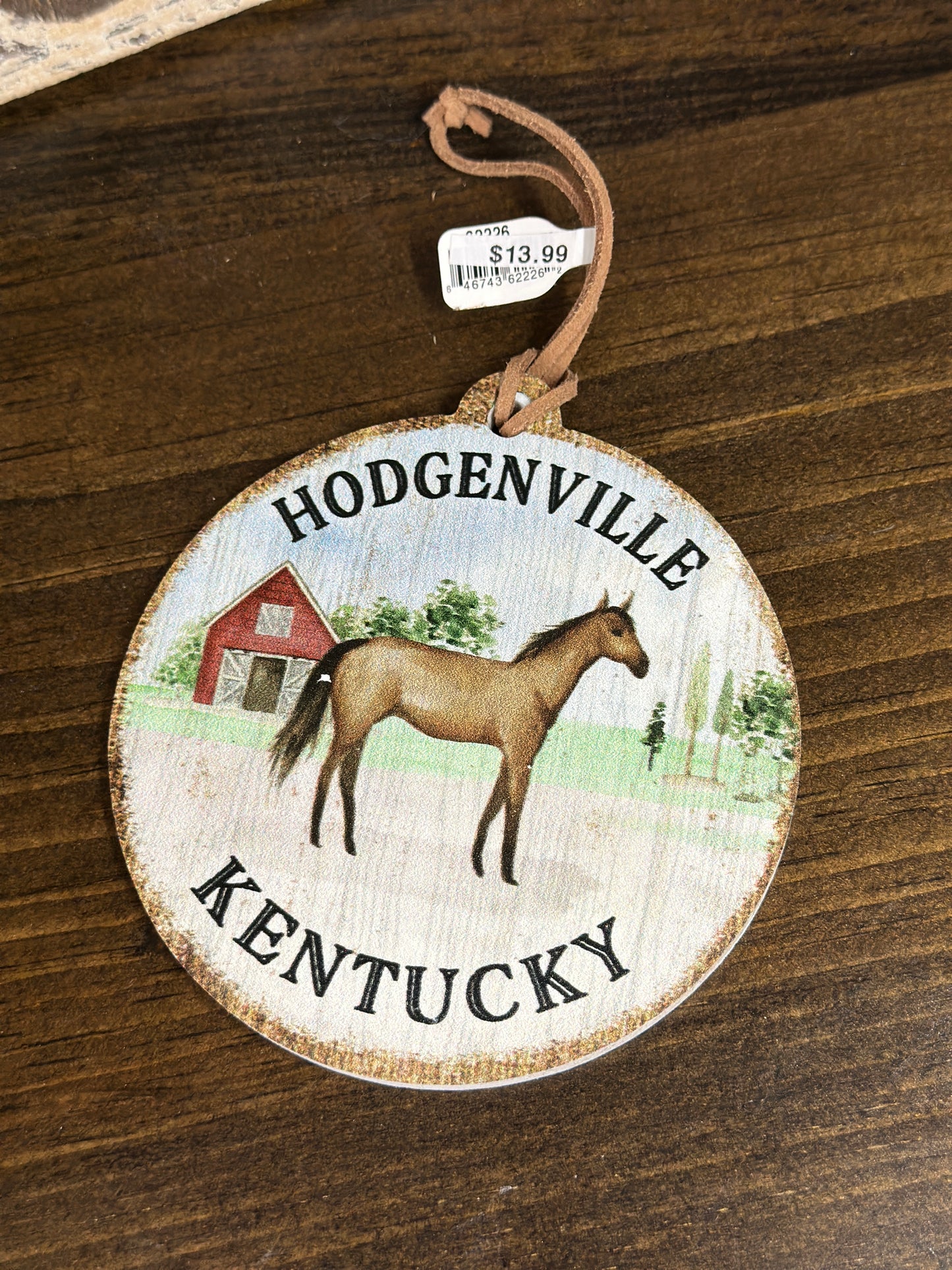 Town Horse 4" Ornament