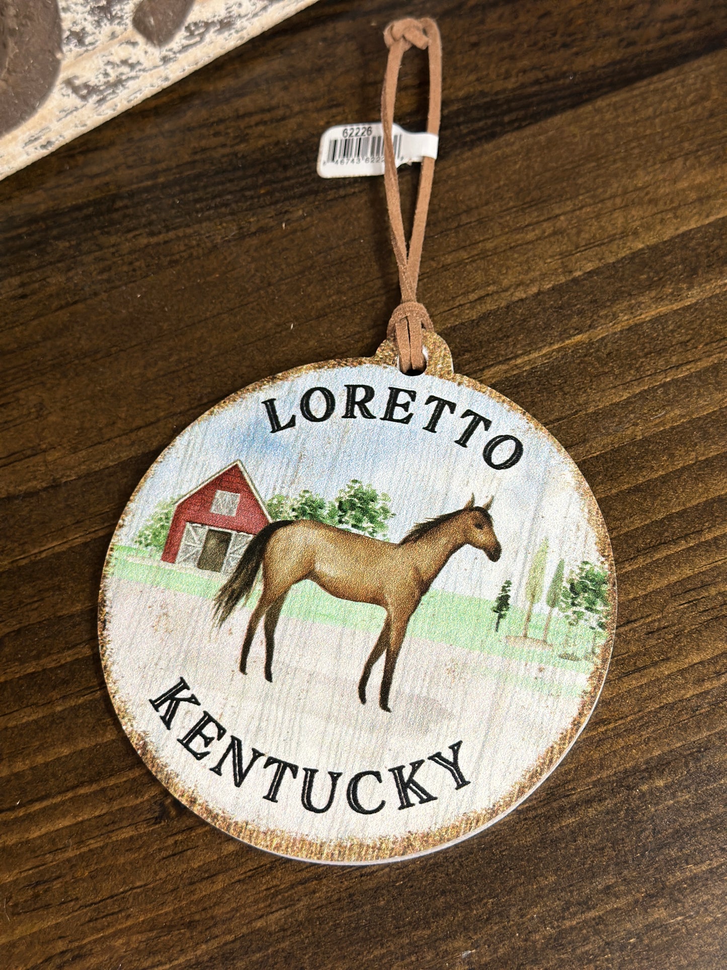 Town Horse 4" Ornament