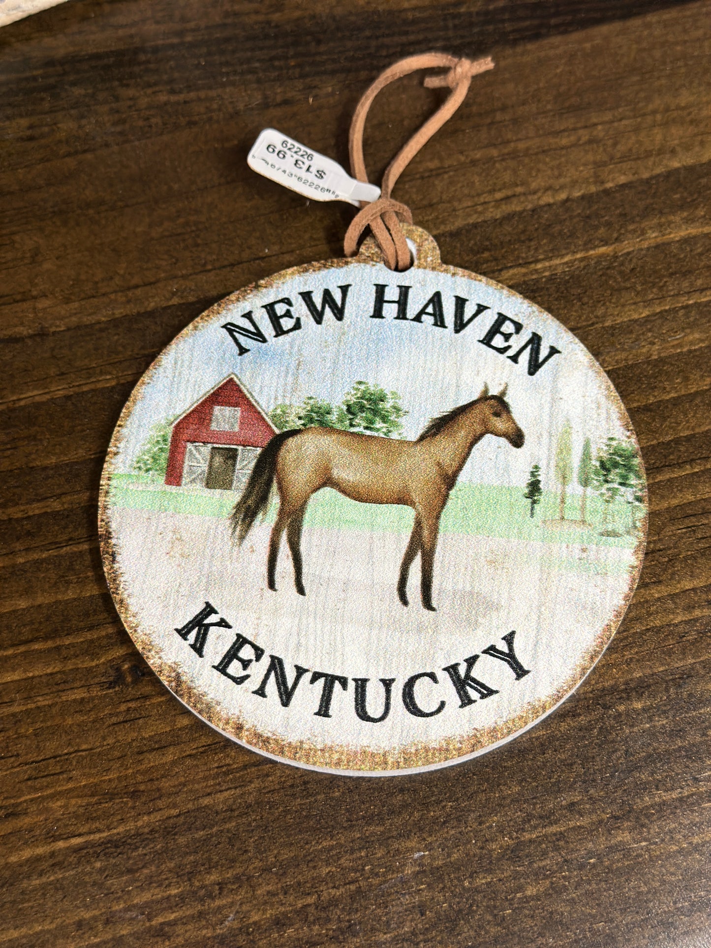 Town Horse 4" Ornament