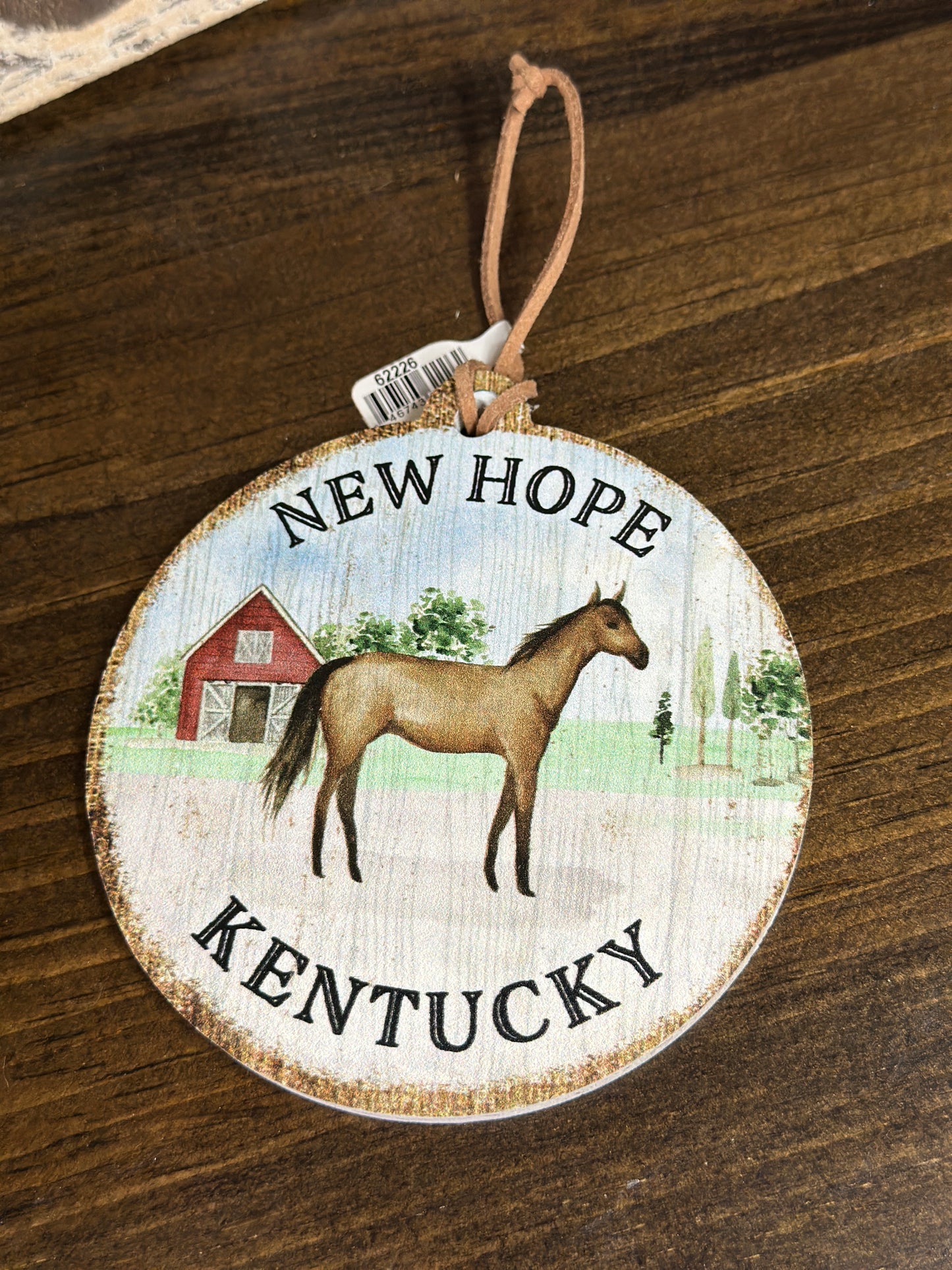 Town Horse 4" Ornament