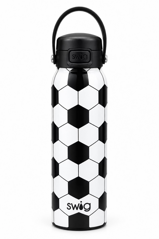 Swig Leakproof EZ Fill Bottle 32oz Soccer