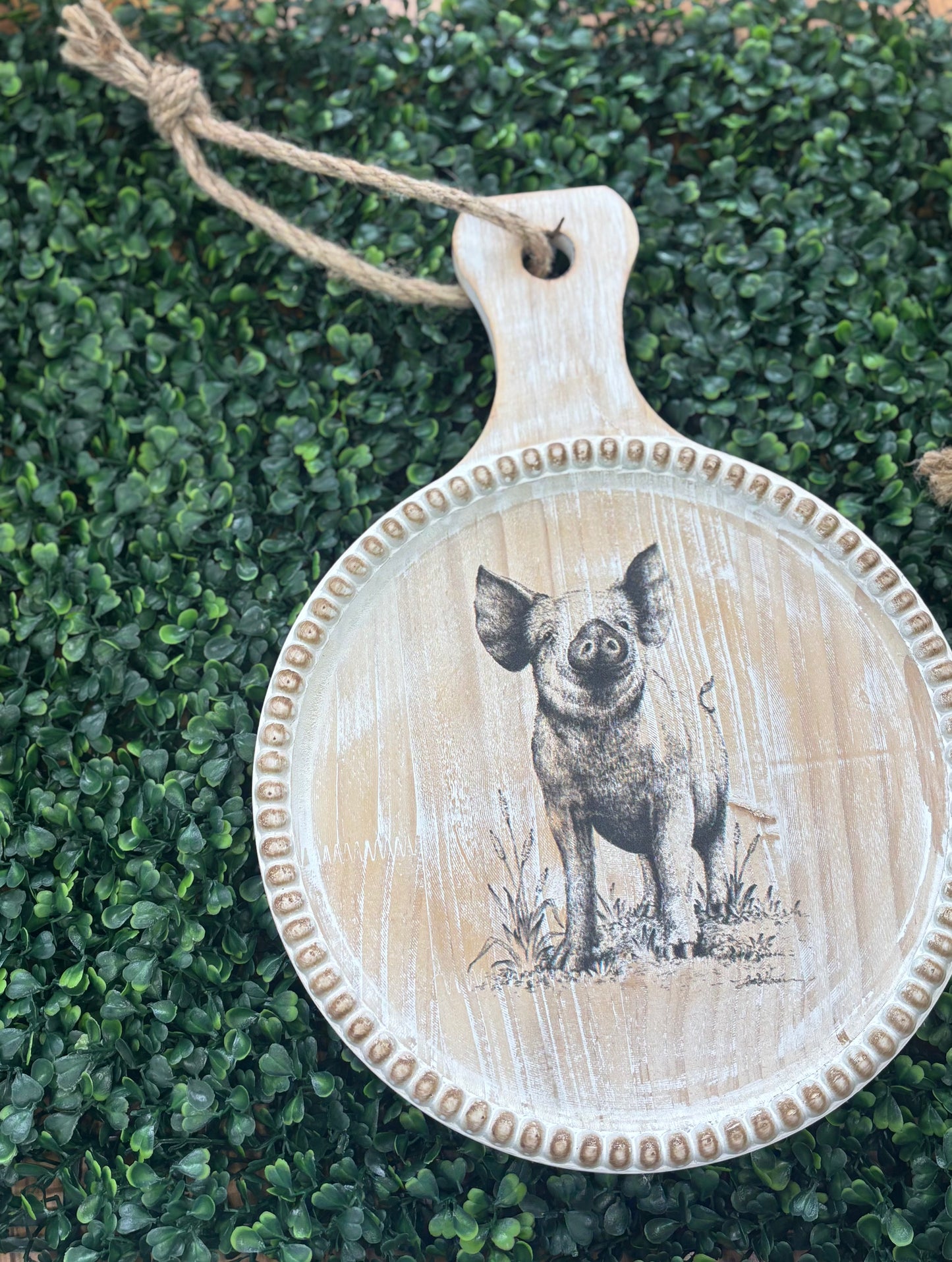 Wood Cutting Board Shaped Wall Decor