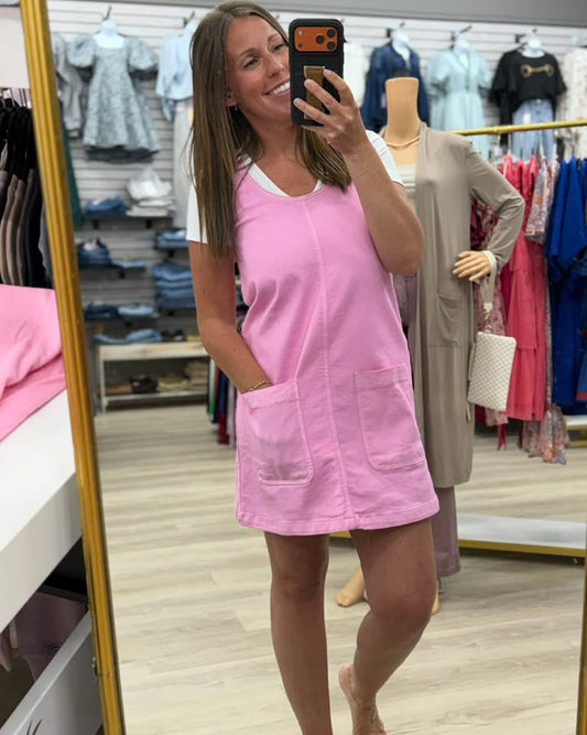 Women's Pink Jean Jumper