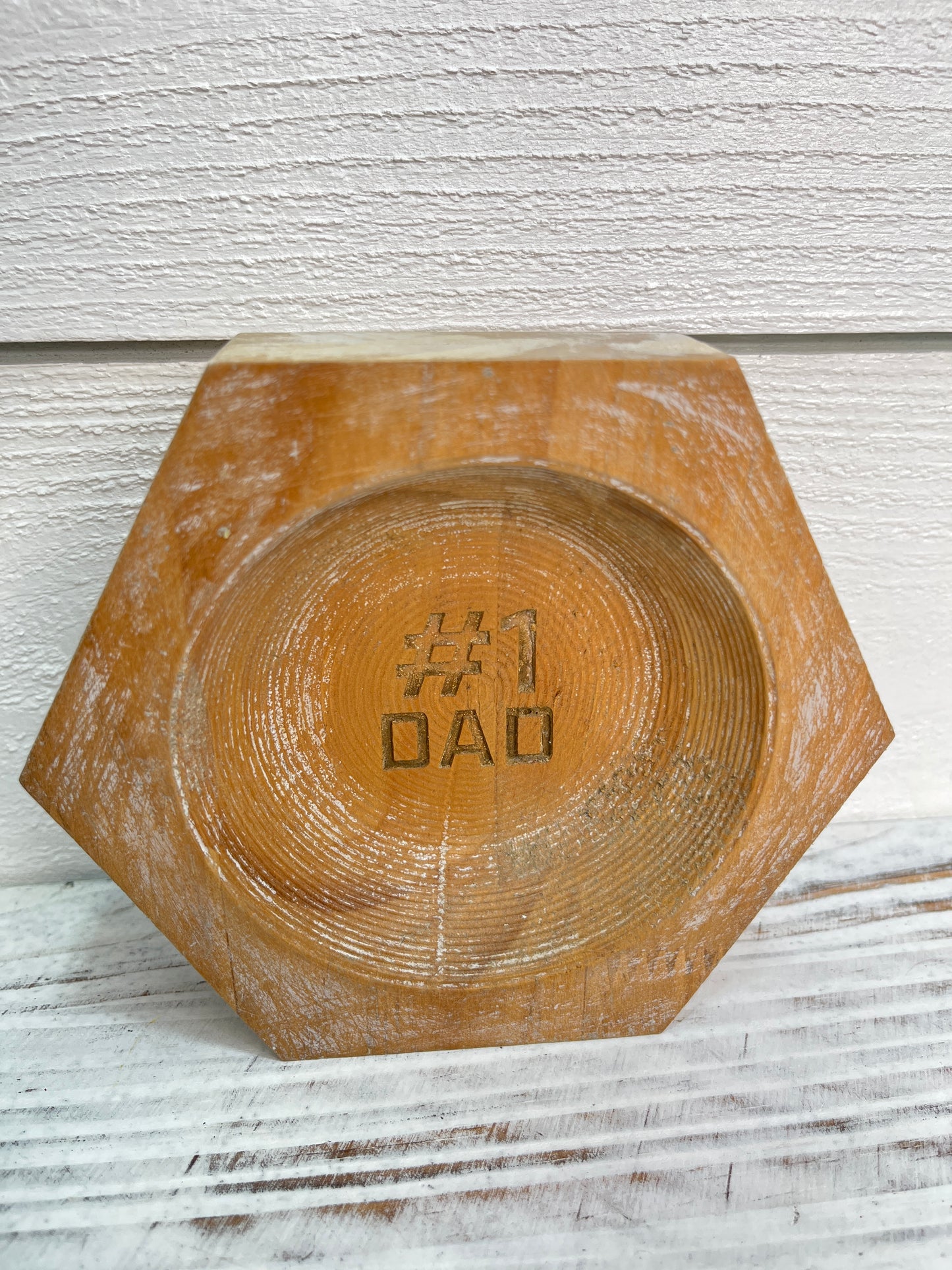 Dad Wood Trinket Bowl